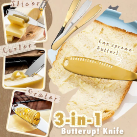 Newest Butter Knife Stainless Steel Cheese Dessert Bread Jam Spreaders Cream Knifes Cutlery Tools for Toast Breakfast Tool (Color: Gold Black)